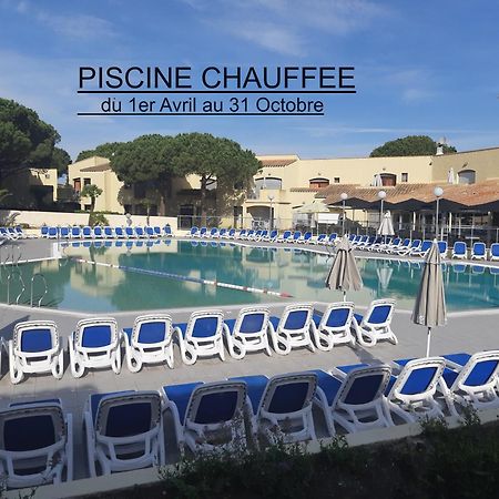Studio Climatise Cosy Avec Grande Piscine Chauffee Agde Ngoại thất bức ảnh