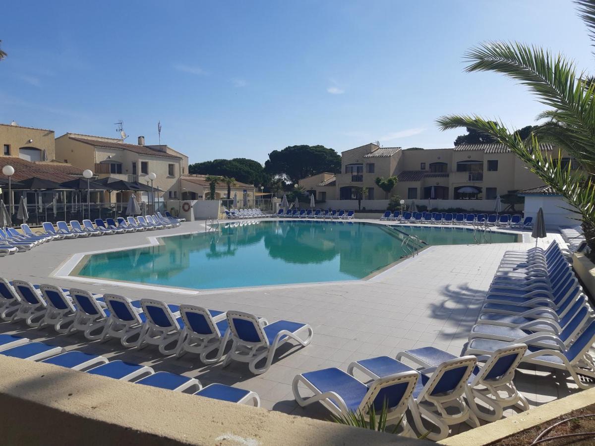 Studio Climatise Cosy Avec Grande Piscine Chauffee Agde Ngoại thất bức ảnh